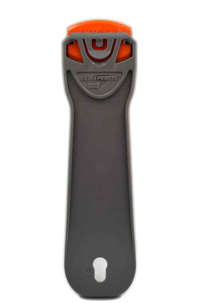 ScrapeRite Tradesman Standard Long Handle Grey Plastic Blade Holder