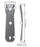 ScrapeRite Tradesman Standard Long Handle Grey Plastic Blade Holder